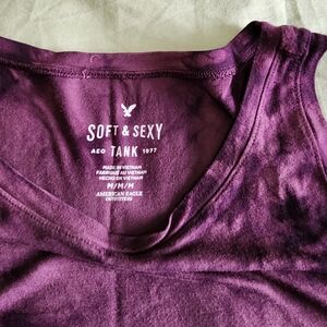 American Eagle Outfitters Soft & Sexy Purple Tank Top